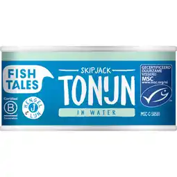 Dirk Fish Tales Skipjack tonijn in water aanbieding