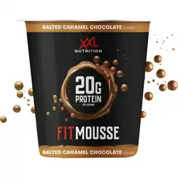 Albert Heijn XXL Nutrition Fitmousse salted caramel chocolate aanbieding