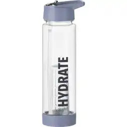 Albert Heijn Bourgini Waterfles hydrate blauw 700ml aanbieding