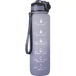 Albert Heijn Bourgini Waterfles gradient blauw 1 liter aanbieding