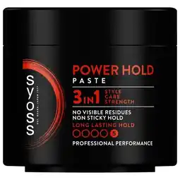Trekpleister SYOSS Men Power Hold Extreme Styling Paste aanbieding