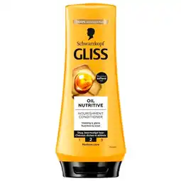 Trekpleister Gliss Oil Nutritive Conditioner aanbieding
