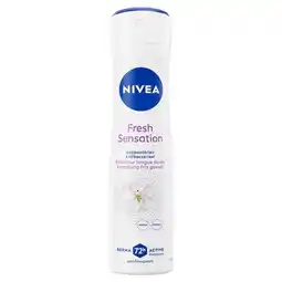 Trekpleister NIVEA Fresh Sensation Deodorant Spray aanbieding