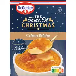 Jumbo Dr. Oetker Crème Brûlée Mix voor Kerst Dessert 200 g aanbieding
