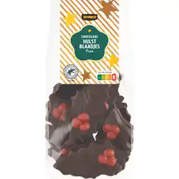 Jumbo Jumbo Chocolade Hulstblaadjes Puur 150 g aanbieding