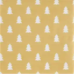 Jumbo Jumbo Servetten Goud Boompjes 20 Stuks aanbieding