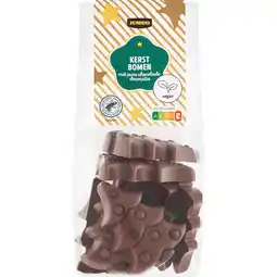 Jumbo Jumbo Kerst Bomen met Pure Chocolade Decoratie 120 g aanbieding