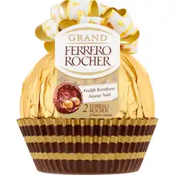 Jumbo Ferrero Rocher Grand Vrolijk Kerstfeest 125 g aanbieding