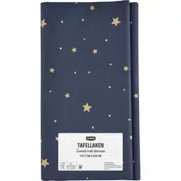 Jumbo Jumbo Tafellaken Zwart met Sterren 1 Stuk aanbieding