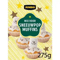 Jumbo Jumbo Mix voor Sneeuwpop Muffins 275 g aanbieding