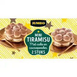 Jumbo Jumbo Mini Tiramisu 2 Stuks aanbieding
