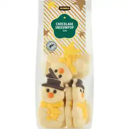 Jumbo Jumbo Chocolade Sneeuwpop Wit 150 g aanbieding