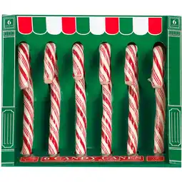 Jumbo Candy Canes Rood/Wit 6 Stuks aanbieding