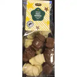 Jumbo Jumbo Gevulde Kerst Mannen met Crème met Vanillesmaak 150 g aanbieding