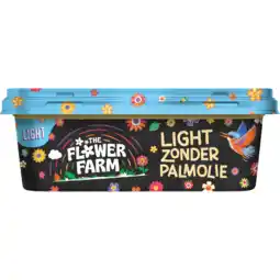 Dekamarkt Flowerfarm Smeren zonder palmolie light aanbieding