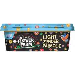 Dekamarkt Flowerfarm Smeren zonder palmolie light aanbieding