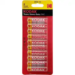 Dekamarkt Kodak Batterijen AA 10-pack aanbieding