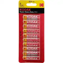 Dekamarkt Kodak Batterijen AA 10-pack aanbieding