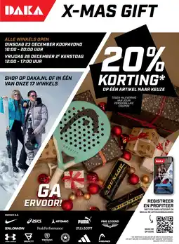 Daka Sport ALLE WINKELS OPEN aanbieding