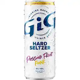 Dekamarkt GiG Hard seltzer passionfruit funk aanbieding
