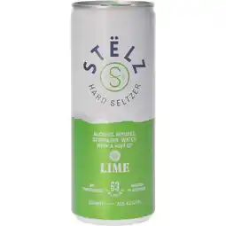 Dekamarkt STELZ Hard ice tea lime aanbieding