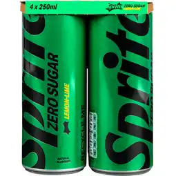 Dekamarkt Sprite Refresh zero sugar 4x25cl aanbieding