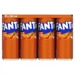 Dekamarkt Fanta Orange regular 8x25cl aanbieding