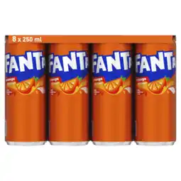 Dekamarkt Fanta Orange regular 8x25cl aanbieding