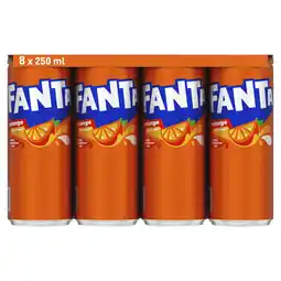 Dekamarkt Fanta Orange regular 8x25cl aanbieding