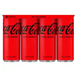 Dekamarkt Coca-Cola Zero 8x25 cl aanbieding