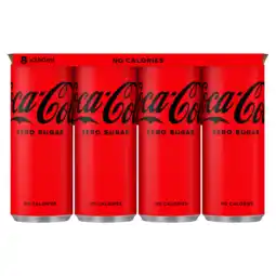Dekamarkt Coca-Cola Zero 8x25 cl aanbieding