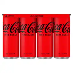 Dekamarkt Coca-Cola Zero 8x25 cl aanbieding