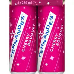 Dekamarkt Fernandes Cherry bouquet 4x25cl aanbieding