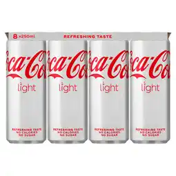 Dekamarkt Coca-Cola Light 8x25 cl aanbieding