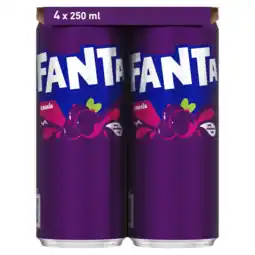 Dekamarkt Fanta Cassis 4x25cl aanbieding