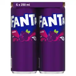Dekamarkt Fanta Cassis 4x25cl aanbieding