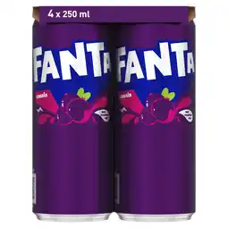 Dekamarkt Fanta Cassis 4x25cl aanbieding