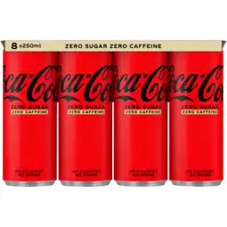 Dekamarkt Coca-Cola Zero no caffeine 8x25 cl aanbieding
