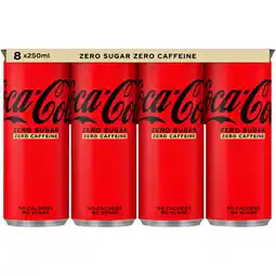 Dekamarkt Coca-Cola Zero no caffeine 8x25 cl aanbieding