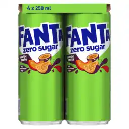 Dekamarkt Fanta Exotic zero sugar 4x25cl aanbieding