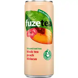 Dekamarkt Fuze tea Ice tea perzik hibiscus aanbieding