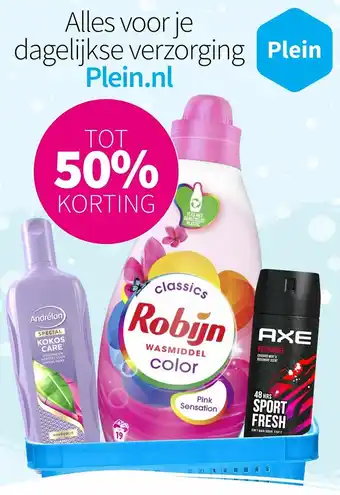 Plein.nl Alles voor je dagelijkse verzorging aanbieding