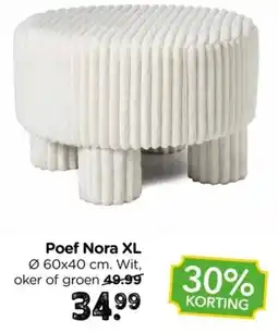 Xenos Poef Nora XL aanbieding