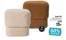 Xenos Poef Vilt aanbieding