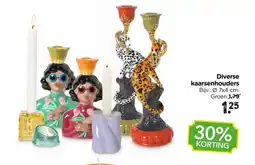 Xenos Diverse kaarsenhouders groen aanbieding