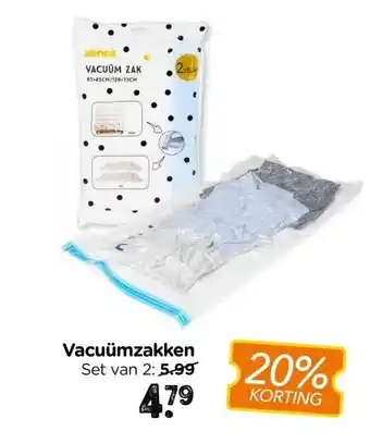Xenos Vacuümzakken aanbieding