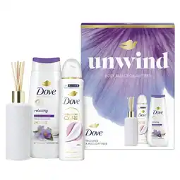 Kruidvat Dove Unwind Body Selection Geschenkset aanbieding