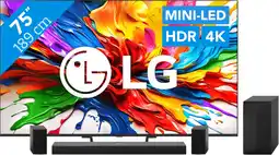 Coolblue LG 75 QNED93 EVO 4K (2025) + LG DS70TR aanbieding