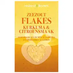 Holland & Barrett Holland & Barrett Zeezout Flakes Kurkuma- & Citroensmaak - 175g aanbieding