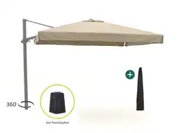 Kees Smit Shadowline Miami zweefparasol 300x300cm aanbieding